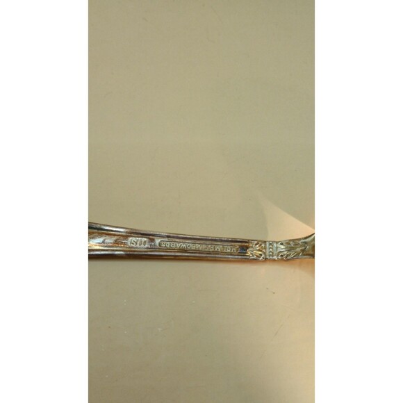 Vntg HOLMES & EDWARDS IS Danish Princess Inlaid Silver Plate - Soup Spoon Single - Picture 4 of 4